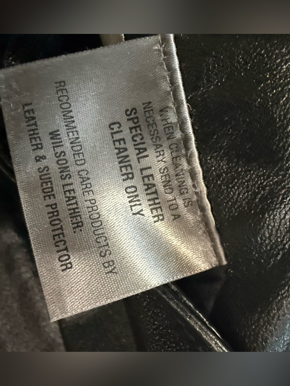 Wilson's Leather Belted Fur Line Jacket - Picture 3 of 6